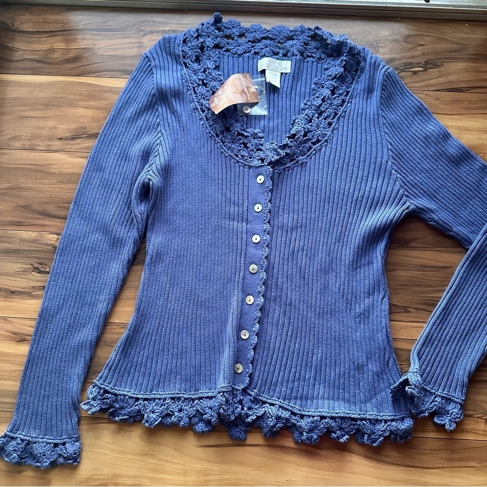 Soft Surroundings retro costal Granma sweater